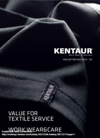 Kentaur Workwear of Denmark, kollektion 2021/2022
